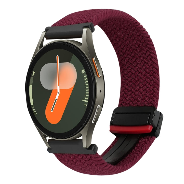 สายรัดนาฬิกาถักพร้อมตัวล็อกแม่เหล็ก 20 มม. สำหรับ Samsung Gear S2 Classic และ Galaxy Watch 7