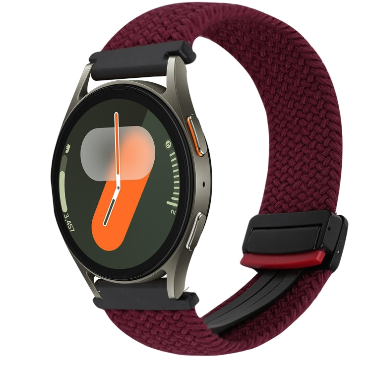 สายรัดนาฬิกาถักพร้อมตัวล็อกแม่เหล็ก 20 มม. สำหรับ Samsung Gear S2 Classic และ Galaxy Watch 7