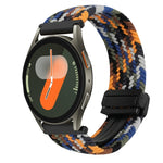 สายรัดนาฬิกาถักพร้อมตัวล็อกแม่เหล็ก 20 มม. สำหรับ Samsung Gear S2 Classic และ Galaxy Watch 7