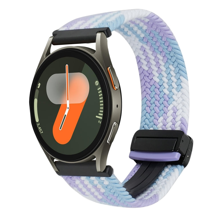 สายรัดนาฬิกาถักพร้อมตัวล็อกแม่เหล็ก 20 มม. สำหรับ Samsung Gear S2 Classic และ Galaxy Watch 7