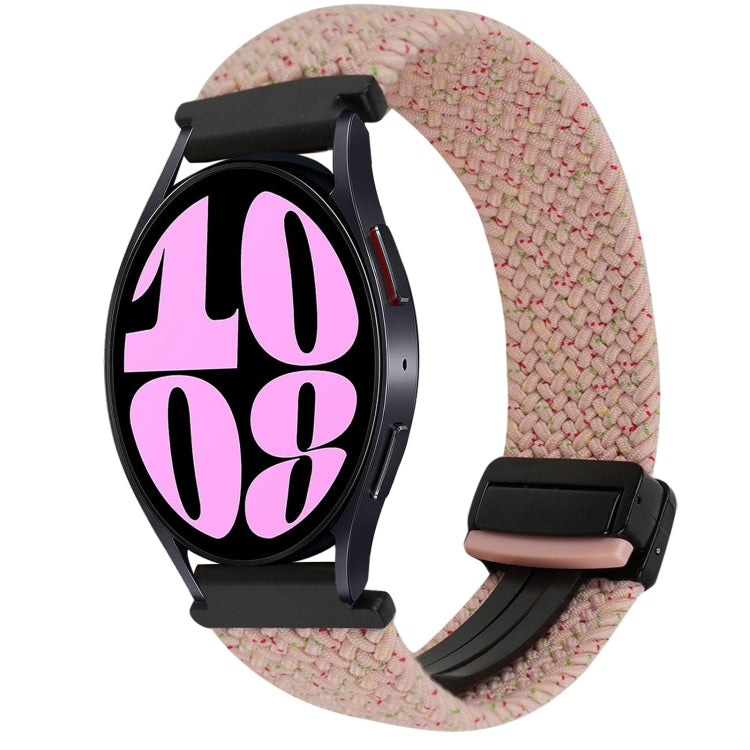 สายรัดนาฬิกาถักพร้อมตัวล็อกแม่เหล็ก 20 มม. สำหรับ Samsung Galaxy Watch 6 และ Galaxy Watch 5
