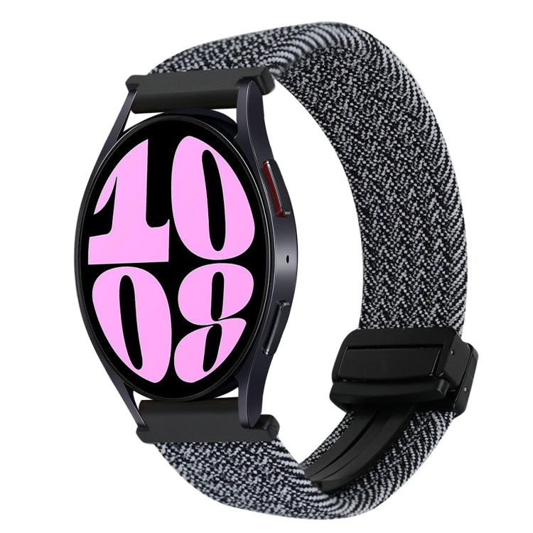 สายรัดนาฬิกาถักพร้อมตัวล็อกแม่เหล็ก 20 มม. สำหรับ Samsung Galaxy Watch 6 และ Galaxy Watch 5