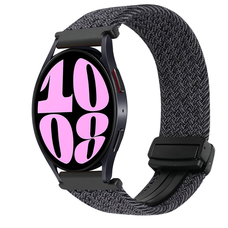 สายรัดนาฬิกาถักพร้อมตัวล็อกแม่เหล็ก 20 มม. สำหรับ Samsung Galaxy Watch 6 และ Galaxy Watch 5