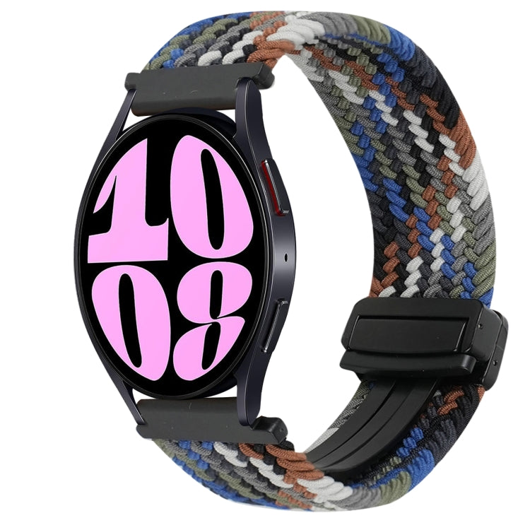 สายรัดนาฬิกาถักพร้อมตัวล็อกแม่เหล็ก 20 มม. สำหรับ Samsung Galaxy Watch 6 และ Galaxy Watch 5
