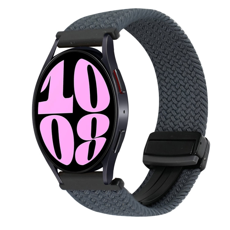 สายรัดนาฬิกาถักพร้อมตัวล็อกแม่เหล็ก 20 มม. สำหรับ Samsung Galaxy Watch 6 และ Galaxy Watch 5