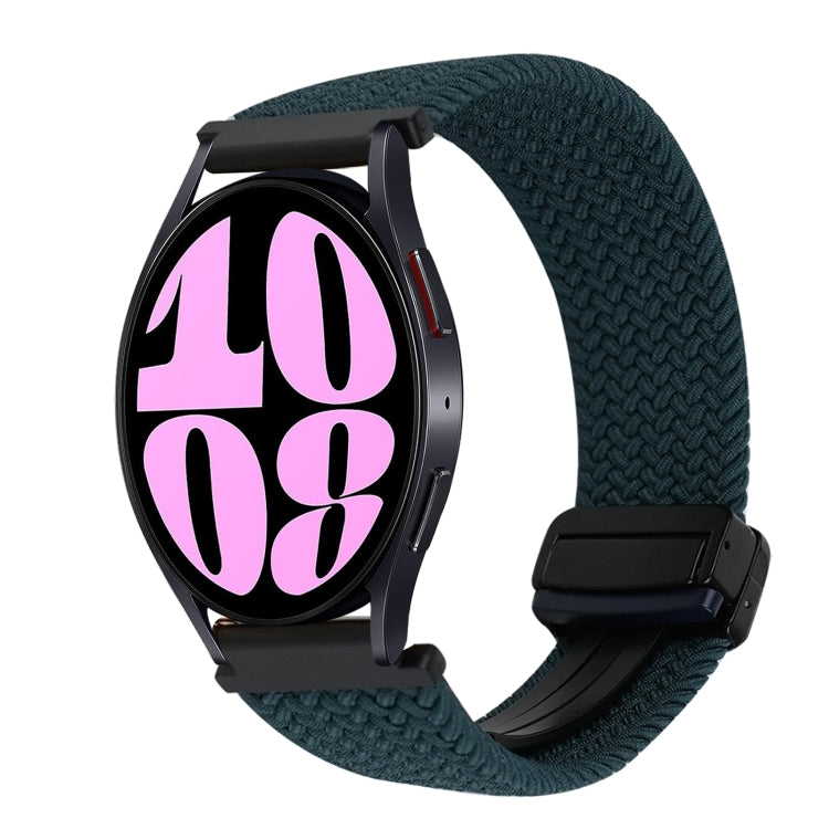 สายรัดนาฬิกาถักพร้อมตัวล็อกแม่เหล็ก 20 มม. สำหรับ Samsung Galaxy Watch 6 และ Galaxy Watch 5