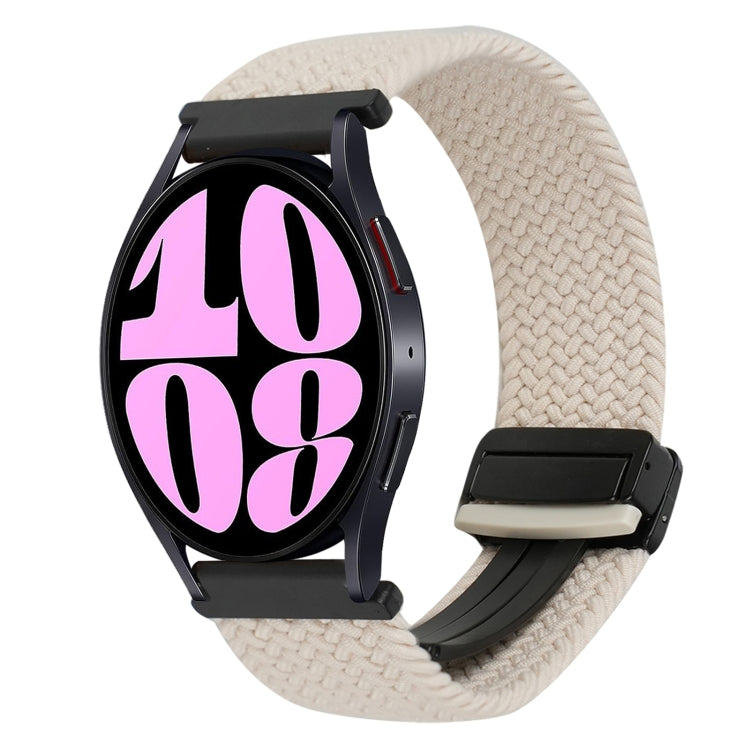 สายรัดนาฬิกาถักพร้อมตัวล็อกแม่เหล็ก 20 มม. สำหรับ Samsung Galaxy Watch 6 และ Galaxy Watch 5