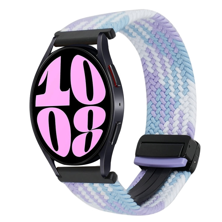 สายรัดนาฬิกาถักพร้อมตัวล็อกแม่เหล็ก 20 มม. สำหรับ Samsung Galaxy Watch 6 และ Galaxy Watch 5