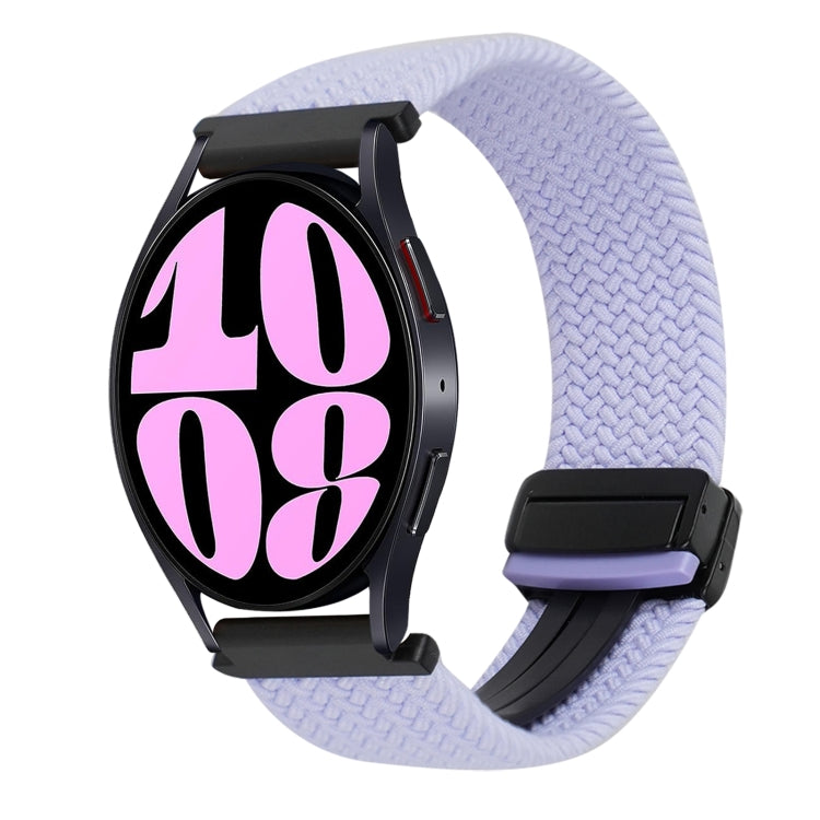 สายรัดนาฬิกาถักพร้อมตัวล็อกแม่เหล็ก 20 มม. สำหรับ Samsung Galaxy Watch 6 และ Galaxy Watch 5
