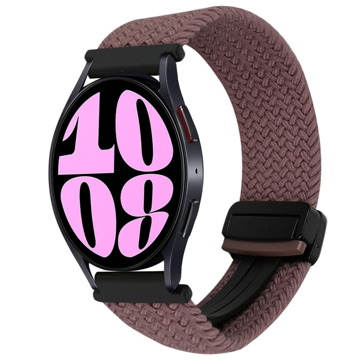 สายรัดนาฬิกาถักพร้อมตัวล็อกแม่เหล็ก 20 มม. สำหรับ Samsung Galaxy Watch 6 และ Galaxy Watch 5
