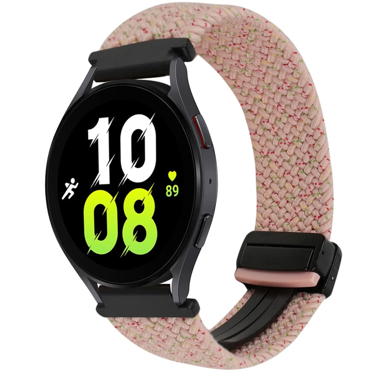 สายรัดนาฬิกาถักพร้อมตัวล็อกแม่เหล็ก 20 มม. สำหรับ Samsung Galaxy Watch 6 และ Galaxy Watch 5