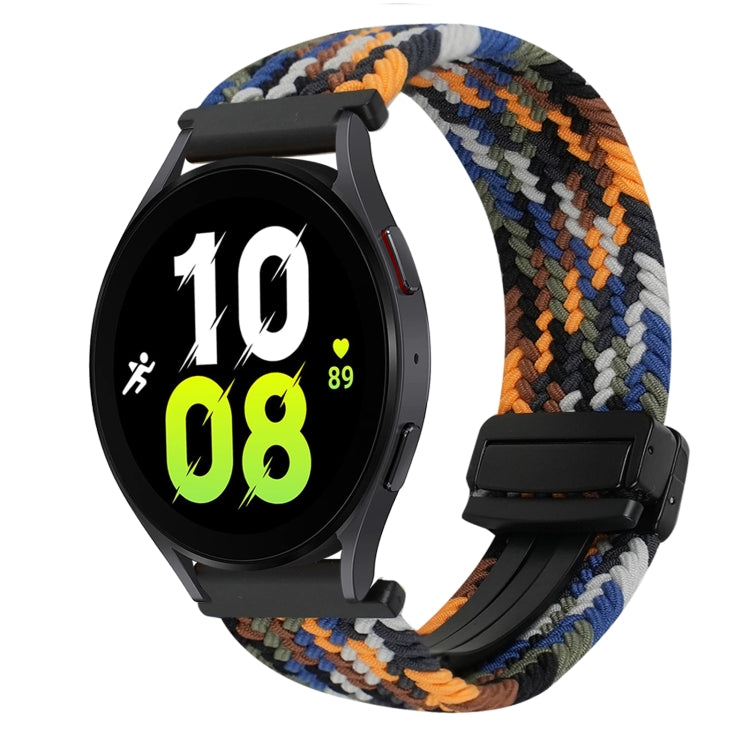 สายรัดนาฬิกาถักพร้อมตัวล็อกแม่เหล็ก 20 มม. สำหรับ Samsung Galaxy Watch 6 และ Galaxy Watch 5