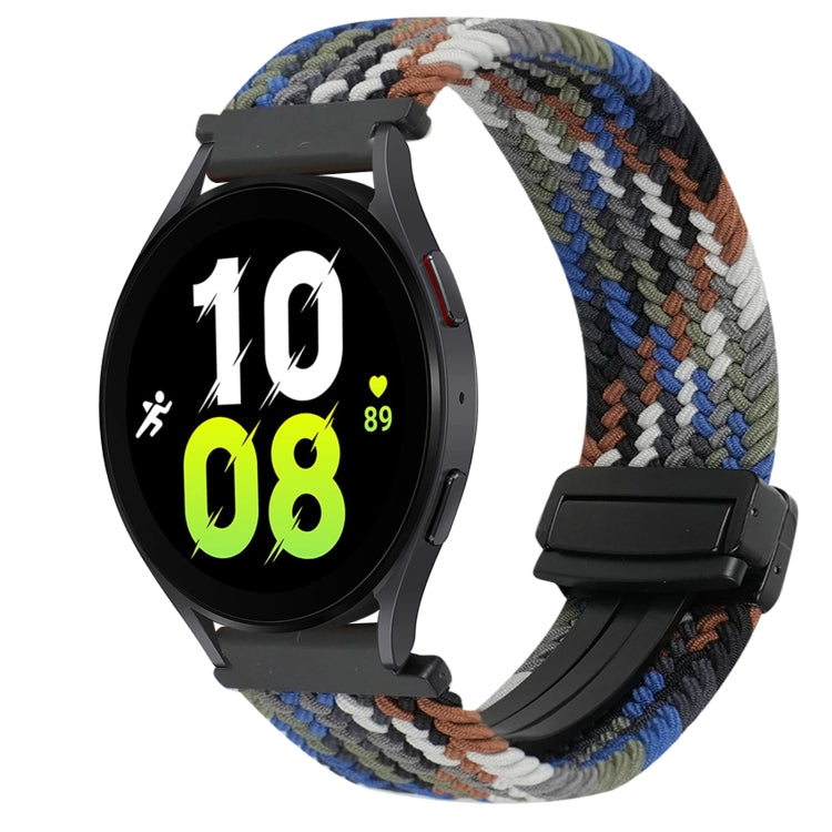 สายรัดนาฬิกาถักพร้อมตัวล็อกแม่เหล็ก 20 มม. สำหรับ Samsung Galaxy Watch 6 และ Galaxy Watch 5