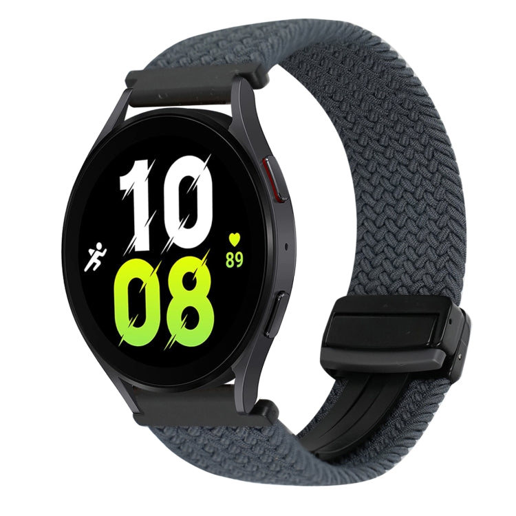 สายรัดนาฬิกาถักพร้อมตัวล็อกแม่เหล็ก 20 มม. สำหรับ Samsung Galaxy Watch 6 และ Galaxy Watch 5