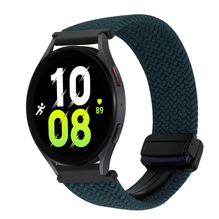 สายรัดนาฬิกาถักพร้อมตัวล็อกแม่เหล็ก 20 มม. สำหรับ Samsung Galaxy Watch 6 และ Galaxy Watch 5