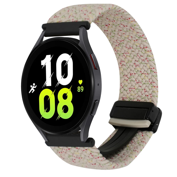 สายรัดนาฬิกาถักพร้อมตัวล็อกแม่เหล็ก 20 มม. สำหรับ Samsung Galaxy Watch 6 และ Galaxy Watch 5