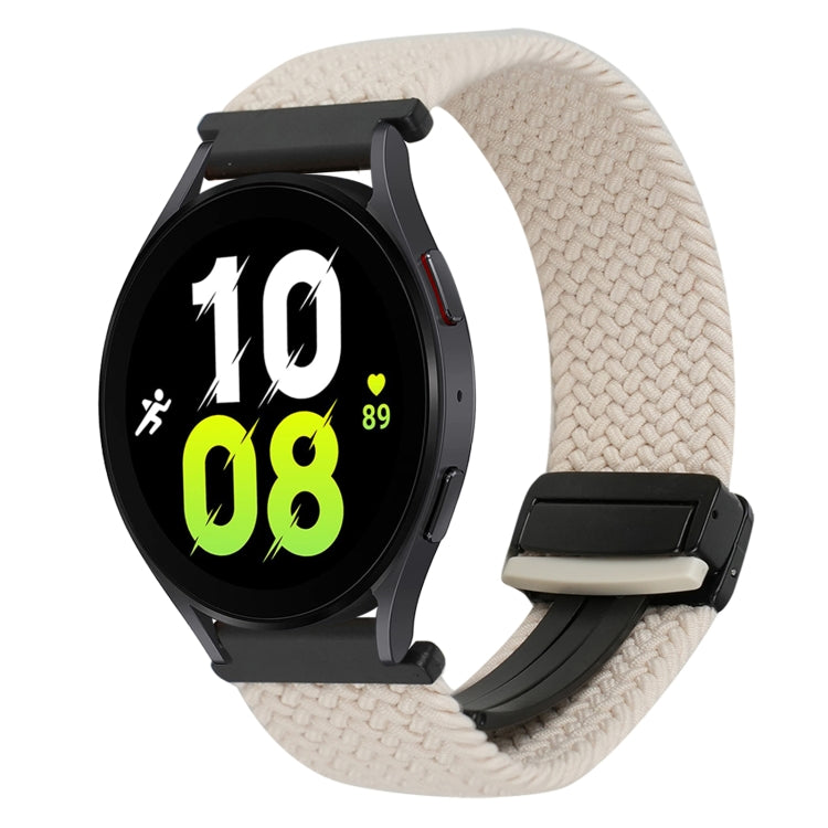 สายรัดนาฬิกาถักพร้อมตัวล็อกแม่เหล็ก 20 มม. สำหรับ Samsung Galaxy Watch 6 และ Galaxy Watch 5