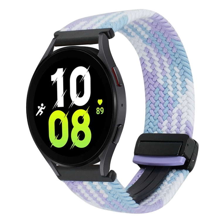 สายรัดนาฬิกาถักพร้อมตัวล็อกแม่เหล็ก 20 มม. สำหรับ Samsung Galaxy Watch 6 และ Galaxy Watch 5