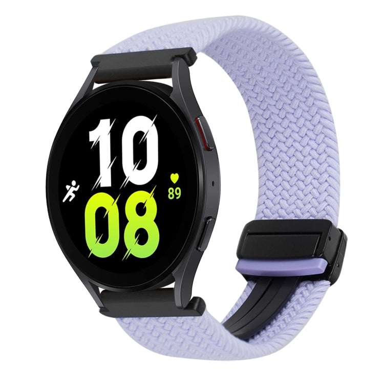สายรัดนาฬิกาถักพร้อมตัวล็อกแม่เหล็ก 20 มม. สำหรับ Samsung Galaxy Watch 6 และ Galaxy Watch 5