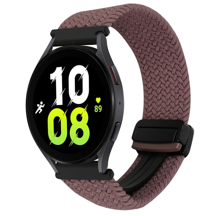 สายรัดนาฬิกาถักพร้อมตัวล็อกแม่เหล็ก 20 มม. สำหรับ Samsung Galaxy Watch 6 และ Galaxy Watch 5