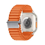 สายรัดนาฬิกาไนลอนถักพร้อมหัวเข็มขัดแม่เหล็กแบบออฟโรด สำหรับ Apple Watch SE 2023 44mm, สำหรับ Apple Watch SE 2023 40mm, สำหรับ Apple Watch Ultra 2 49mm, สำหรับ Apple Watch Series 9 45mm, สำหรับ Apple Watch Series 9 41mm, สำหรับ Apple Watch Ultra 49mm