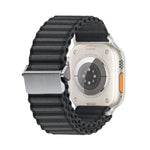 สายรัดนาฬิกาไนลอนถักพร้อมหัวเข็มขัดแม่เหล็กแบบออฟโรด สำหรับ Apple Watch SE 2023 44mm, สำหรับ Apple Watch SE 2023 40mm, สำหรับ Apple Watch Ultra 2 49mm, สำหรับ Apple Watch Series 9 45mm, สำหรับ Apple Watch Series 9 41mm, สำหรับ Apple Watch Ultra 49mm