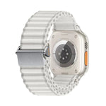 สายรัดนาฬิกาไนลอนถักพร้อมหัวเข็มขัดแม่เหล็กแบบออฟโรด สำหรับ Apple Watch SE 2023 44mm, สำหรับ Apple Watch SE 2023 40mm, สำหรับ Apple Watch Ultra 2 49mm, สำหรับ Apple Watch Series 9 45mm, สำหรับ Apple Watch Series 9 41mm, สำหรับ Apple Watch Ultra 49mm