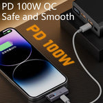 อะแดปเตอร์แปลง USB-C / Type-C ตัวผู้เป็น Type-C ตัวเมียคู่ USB3.2/10Gbps OTG พร้อมชาร์จ PD100W, Type-C ตัวเมียคู่