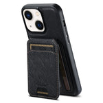 เคสหนังกระเป๋า Suteni H18 ลายขวาง MagSafe สำหรับ iPhone 13 Pro Max, สำหรับ iPhone 13 Pro, สำหรับ iPhone 13, สำหรับ iPhone 12, สำหรับ iPhone 12 Pro Max, สำหรับ iPhone 12 Pro