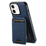 เคสหนังกระเป๋า Suteni H18 ลายขวาง MagSafe สำหรับ iPhone 13 Pro Max, สำหรับ iPhone 13 Pro, สำหรับ iPhone 13, สำหรับ iPhone 12, สำหรับ iPhone 12 Pro Max, สำหรับ iPhone 12 Pro