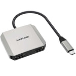 อะแดปเตอร์แปลง WAVLINK UHP510 Pro ชาร์จ PD 87W USB C เป็น Dual HD 4K 60Hz