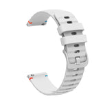 สายซิลิโคนขนาด 20 มม. แบบเย็บจุดคลื่น สำหรับ Samsung Galaxy Watch FE 40 มม., สำหรับ Samsung Galaxy Watch 7 ขนาด 40 / 44 มม., สำหรับ Samsung Galaxy Watch 6 Classic ขนาด 43 / 47 มม., สำหรับ Samsung Galaxy Watch 6 ขนาด 40 / 44 มม.