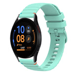 สายซิลิโคนขนาด 20 มม. แบบเย็บจุดคลื่น สำหรับ Samsung Galaxy Watch FE 40 มม., สำหรับ Samsung Galaxy Watch 7 ขนาด 40 / 44 มม., สำหรับ Samsung Galaxy Watch 6 Classic ขนาด 43 / 47 มม., สำหรับ Samsung Galaxy Watch 6 ขนาด 40 / 44 มม.