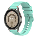 สายรัดนาฬิกาซิลิโคนเย็บลายจุดคลื่น ขนาด 20 มม. สำหรับ Samsung Galaxy Watch 5 ขนาด 40 / 44 มม. สำหรับ Samsung Galaxy Watch 5 Pro ขนาด 45 มม. สำหรับ Samsung Galaxy Watch 4 ขนาด 40 / 44 มม. สำหรับ Samsung Galaxy Watch 4 Classic ขนาด 42 / 46 มม.