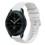 สายซิลิโคนลายจุดเย็บคลื่น 20มม. สำหรับ Samsung Galaxy Watch 42มม., สำหรับ Samsung Gear S2 Classic