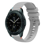 สายซิลิโคนลายจุดเย็บคลื่น 20มม. สำหรับ Samsung Galaxy Watch 42มม., สำหรับ Samsung Gear S2 Classic
