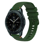 สายซิลิโคนลายจุดเย็บคลื่น 20มม. สำหรับ Samsung Galaxy Watch 42มม., สำหรับ Samsung Gear S2 Classic