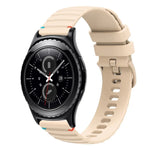 สายซิลิโคนลายจุดเย็บคลื่น 20มม. สำหรับ Samsung Galaxy Watch 42มม., สำหรับ Samsung Gear S2 Classic