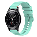 สายซิลิโคนลายจุดเย็บคลื่น 20มม. สำหรับ Samsung Galaxy Watch 42มม., สำหรับ Samsung Gear S2 Classic