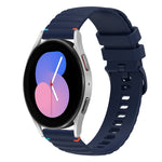 สายรัดนาฬิกาซิลิโคนเย็บลายจุดคลื่น ขนาด 20 มม. สำหรับ Samsung Galaxy Watch 5 ขนาด 40 / 44 มม. สำหรับ Samsung Galaxy Watch 5 Pro ขนาด 45 มม. สำหรับ Samsung Galaxy Watch 4 ขนาด 40 / 44 มม. สำหรับ Samsung Galaxy Watch 4 Classic ขนาด 42 / 46 มม.