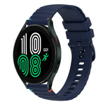 สายรัดนาฬิกาซิลิโคนเย็บลายจุดคลื่น ขนาด 20 มม. สำหรับ Samsung Galaxy Watch 5 ขนาด 40 / 44 มม. สำหรับ Samsung Galaxy Watch 5 Pro ขนาด 45 มม. สำหรับ Samsung Galaxy Watch 4 ขนาด 40 / 44 มม. สำหรับ Samsung Galaxy Watch 4 Classic ขนาด 42 / 46 มม.