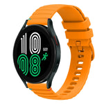 สายรัดนาฬิกาซิลิโคนเย็บลายจุดคลื่น ขนาด 20 มม. สำหรับ Samsung Galaxy Watch 5 ขนาด 40 / 44 มม. สำหรับ Samsung Galaxy Watch 5 Pro ขนาด 45 มม. สำหรับ Samsung Galaxy Watch 4 ขนาด 40 / 44 มม. สำหรับ Samsung Galaxy Watch 4 Classic ขนาด 42 / 46 มม.