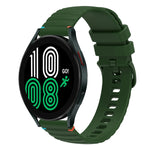 สายรัดนาฬิกาซิลิโคนเย็บลายจุดคลื่น ขนาด 20 มม. สำหรับ Samsung Galaxy Watch 5 ขนาด 40 / 44 มม. สำหรับ Samsung Galaxy Watch 5 Pro ขนาด 45 มม. สำหรับ Samsung Galaxy Watch 4 ขนาด 40 / 44 มม. สำหรับ Samsung Galaxy Watch 4 Classic ขนาด 42 / 46 มม.