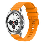 สายรัดนาฬิกาซิลิโคนเย็บลายจุดคลื่น ขนาด 20 มม. สำหรับ Samsung Galaxy Watch 5 ขนาด 40 / 44 มม. สำหรับ Samsung Galaxy Watch 5 Pro ขนาด 45 มม. สำหรับ Samsung Galaxy Watch 4 ขนาด 40 / 44 มม. สำหรับ Samsung Galaxy Watch 4 Classic ขนาด 42 / 46 มม.