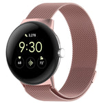 สายรัดนาฬิกาโลหะ Milanese แบบแม่เหล็ก สำหรับ Google Pixel Watch 4 / Watch 3 45mm, สำหรับ Google Pixel Watch 4 / 3 / 2 / 1 41mm