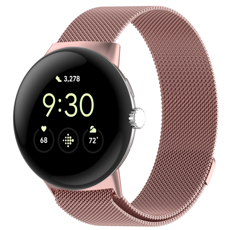 สายรัดนาฬิกาโลหะ Milanese แบบแม่เหล็ก สำหรับ Google Pixel Watch 4 / Watch 3 45mm, สำหรับ Google Pixel Watch 4 / 3 / 2 / 1 41mm