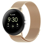 สายรัดนาฬิกาโลหะ Milanese แบบแม่เหล็ก สำหรับ Google Pixel Watch 4 / Watch 3 45mm, สำหรับ Google Pixel Watch 4 / 3 / 2 / 1 41mm