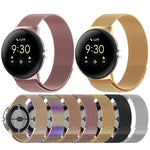 สายรัดนาฬิกาโลหะ Milanese แบบแม่เหล็ก สำหรับ Google Pixel Watch 4 / Watch 3 45mm, สำหรับ Google Pixel Watch 4 / 3 / 2 / 1 41mm