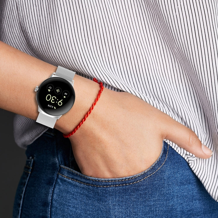 สายรัดนาฬิกาโลหะ Milanese แบบแม่เหล็ก สำหรับ Google Pixel Watch 4 / Watch 3 45mm, สำหรับ Google Pixel Watch 4 / 3 / 2 / 1 41mm