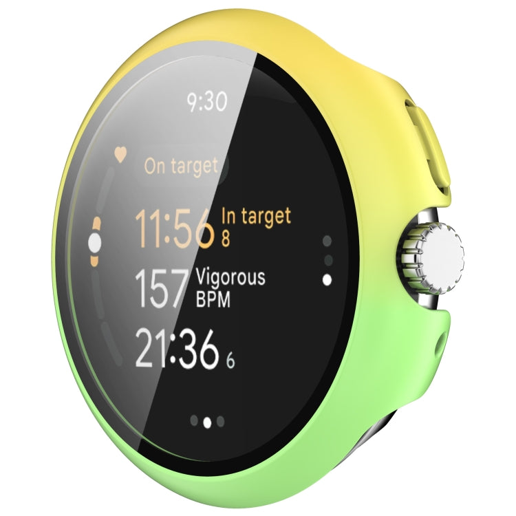 PC + Tempered Film Integrated Watch Protective Case, For Google Pixel Watch 3 45mm, For Google Pixel Watch 3 41mm